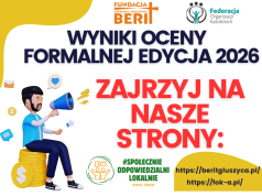 OCENA FORMALNA ZA NAMI! #SPOŁECZNIEODPOWIEDZIALNILOKALNIE